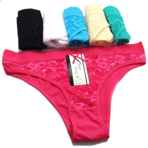 Culotte slip pour femme en en cotton et spandex