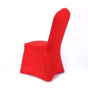 Housse de chaise en fibre de polyester extensible multicolore