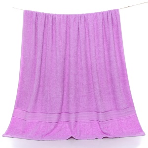 Serviette de bain en coton doux et rapide absorbant l'eau 100 * 150