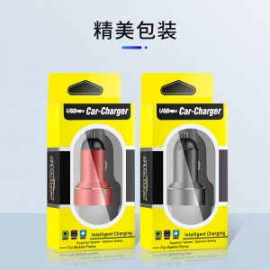 Chargeur rapide pour voiture double interface USB affichage numérique