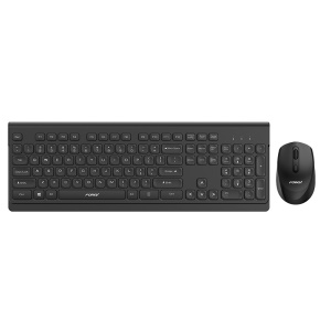 FOREV Clavier et souris sans fil avec touches concaves 2.4G