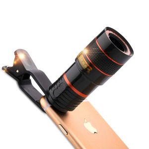 Télescope objectif photo HD 12x zoom pour téléphone portable