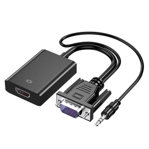 HOWEI Adapteur VGA vers HDMI avec câble audio 1080*1920