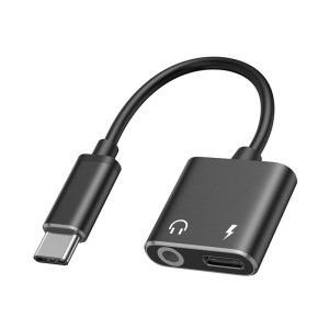 Adaptateur  Audio  3,5 mm- Type C 2 en 1  avec fonction de charge