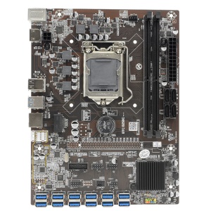 Carte mère d'ordinateur B250C BTC 12 emplacements graphiques PCIE