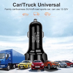 chargeur téléphone rapide QC3.0 pour voiture avec 4 ports USB