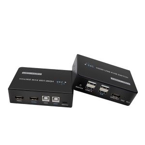 WALBUSS Commutateur HDMI KVM 2 entrées vers 1 sortie 4K haute définition