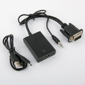 HOWEI Adapteur VGA vers HDMI avec câble audio 1080*1920