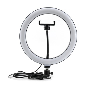 Anneau de lumière led pour selfie et photooraohie, support téléphone et de maintien trépieds intégrés