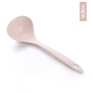Cuillère paille de blé épaissie en plastique
