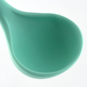 Cuillère à soupe à long manche en silicone épais