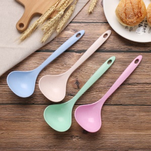 Cuillère paille de blé épaissie en plastique