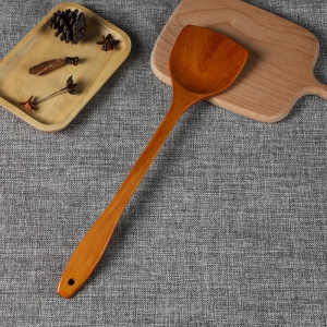 Spatule  antiadhésive en bambou et bois  39cm