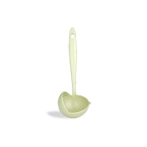 cuillère de cuisine passoire  à double usage en plastique incurvée