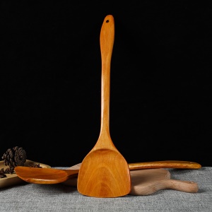 Spatule  antiadhésive en bambou et bois  39cm
