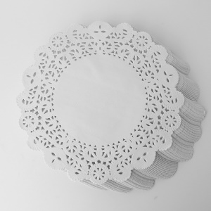 Papier absorbant l'huile en pâte de bois dentelle creuse