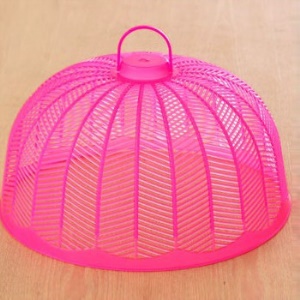 Couvercle alimentaire en PP plastique anti-poussière et mouche  25,5 * 12cm