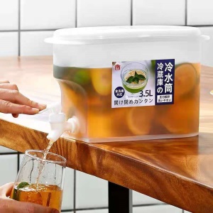 Distributeur de boissons froides avec robinet de qualité alimentaire PP 3,5 L