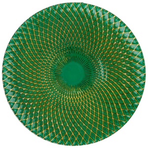 Assiette à manger en verre Ø 33cm de diamètre