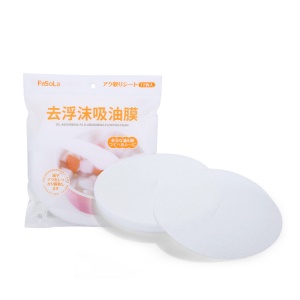 FaSoLa papier absorbant l'huile pour la cusine rond résistant à la chaleur