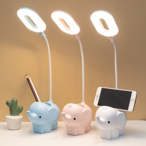Lampe de table de protection oculaire LED réglable USB rechargeable gradable tactile