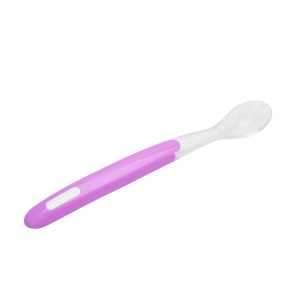 Cuillère en silicone pour bébé cuillère souple 16.2 * 2.3cm