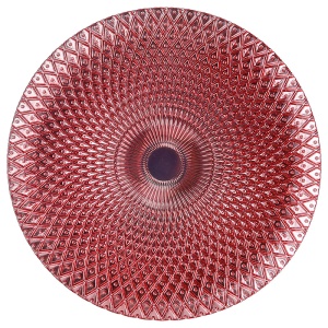 Assiette à manger en verre Ø 33cm de diamètre