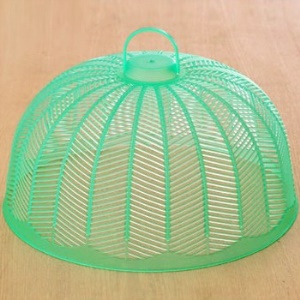 Couvercle alimentaire en PP plastique anti-poussière et mouche  25,5 * 12cm