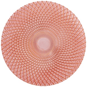 Assiette à manger en verre Ø 33cm de diamètre