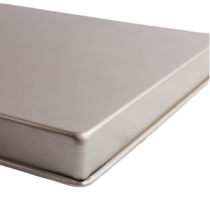 Plaque de cuisson carrée en acier au carbone 11 pouces