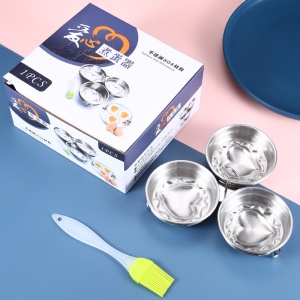 Moule à oeuf cuit à la vapeur en acier inoxydable