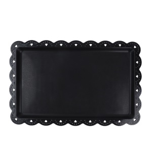Plateau à gâteau en plastique rectangulaire 23.5 * 36.5cm