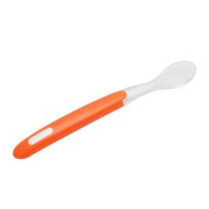 Cuillère en silicone pour bébé cuillère souple 16.2 * 2.3cm