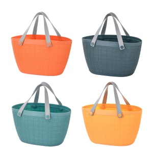 Panier à main PE poignée en plastique souple