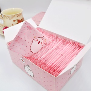 Lingettes nettoyantes sans parfum jetables 50 pièces/boîte emballée séparément
