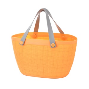 Panier à main PE poignée en plastique souple