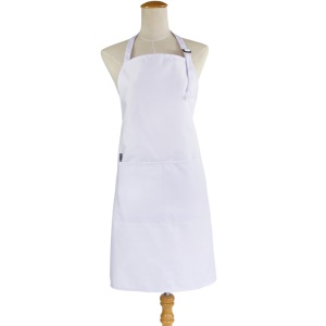 Tablier antisalissure avec poche polyester coton col suspendu