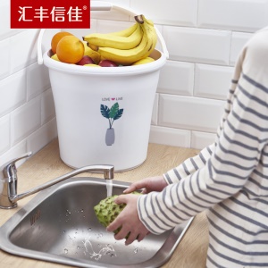 Seau à eau plastique mat épaissi et grand de 20L