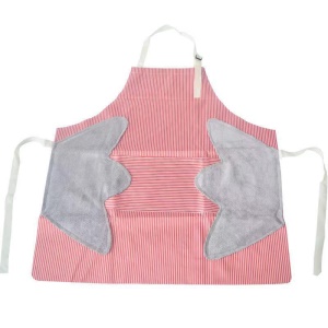 Tablier imperméable avec poches essuyable à la main réglable