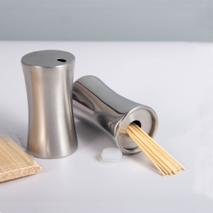 Porte-cure-dent en acier inoxydable 304