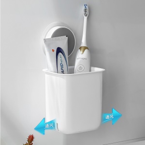 Porte-brosse à dents de style japonais sans trace et sans perforation type mural