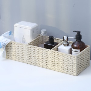 Boîte de rangement en rotin fait à la main