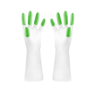 Gants de nettoyage en plastique imperméables