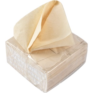 Serviettes sans parfum double couche 100 pompe/paquet 230 * 230mm