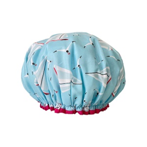 Bonnet de bain double couche imperméable imprimé