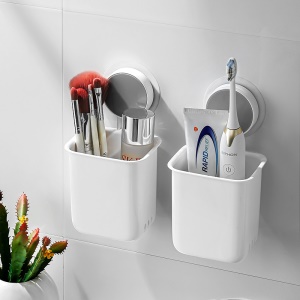 Porte-brosse à dents de style japonais sans trace et sans perforation type mural
