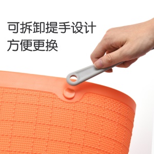 Panier à main PE poignée en plastique souple