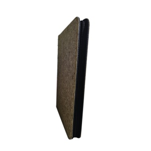 Porte document classeur avec fermeture à glissière en cuir pu