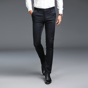 Pantalon de costume pour homme Slim Fit