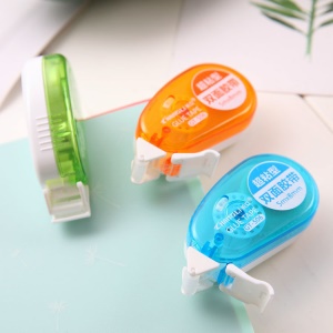 Adhésif double face transparent fort collant portable